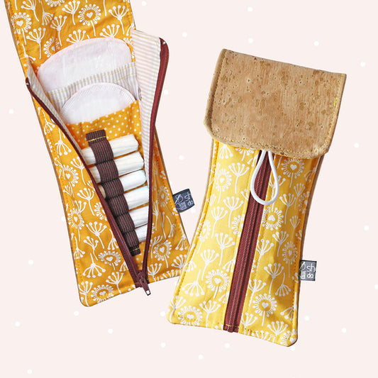 Täschchen für Slipeinlagen und Tampons "Rosi" (Schnittmuster und Nähanleitung)