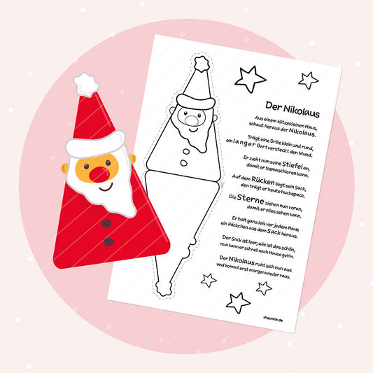 Nikolaus Santa Surprise (Bastelidee)