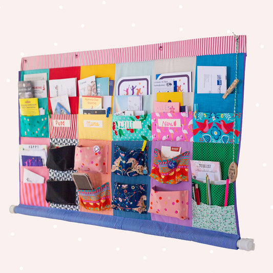 Wandorganizer "Otto Ordnung" (Schnittmuster und Nähanleitung)