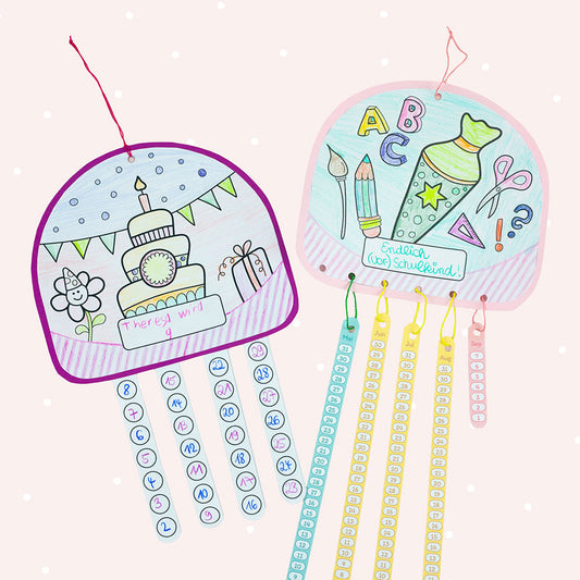 Countdown für Ungeduldige (Bastelidee und Druckvorlage)