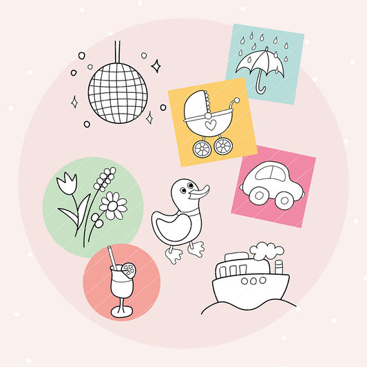 Reise-Bingo für Kinder (Digistamp)